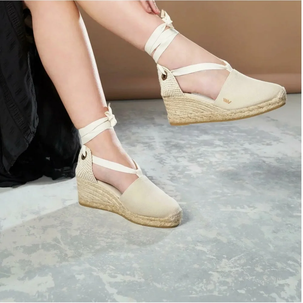 Viscata Escala Canvas Espadrille Wedges